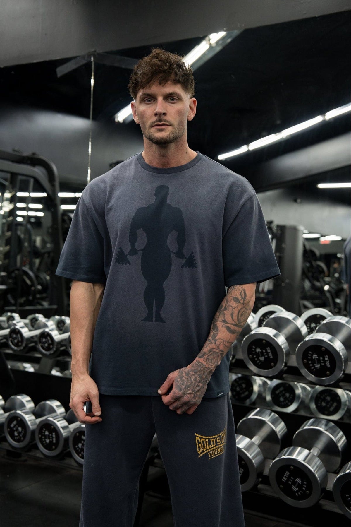 4285 - Gold's Iron Legacy Shadow T-Shirts