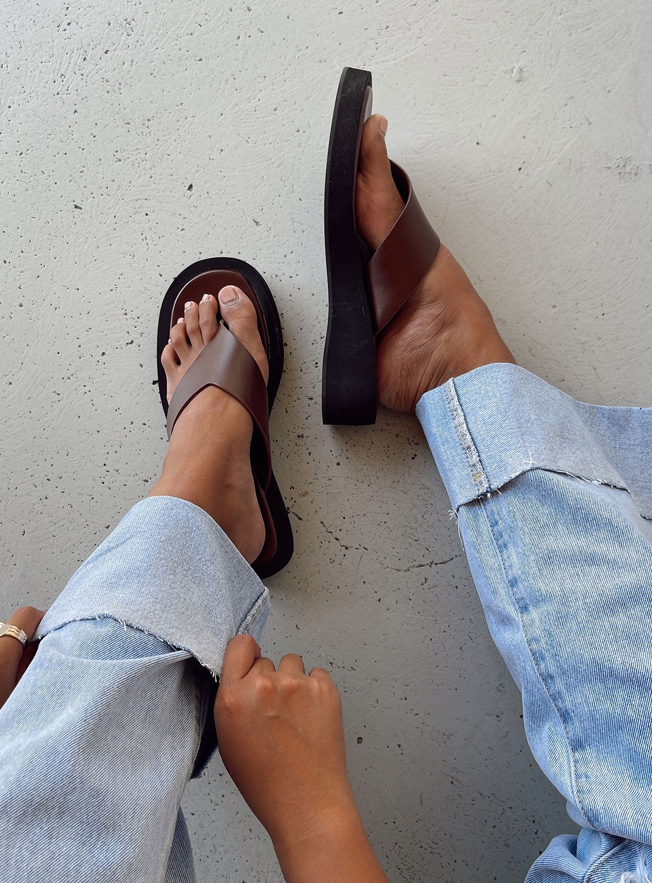 Remi Sandals Chocolate