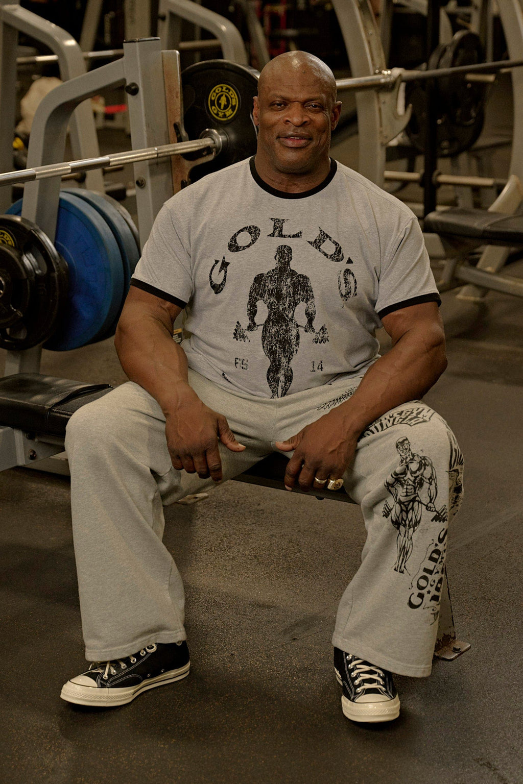 4009 - Golds Gym Ringer T-Shirts