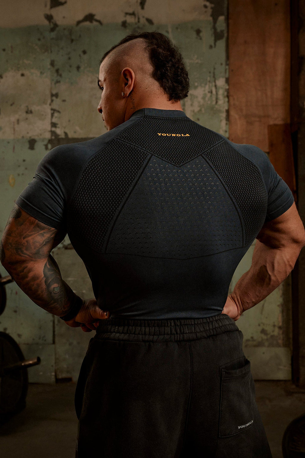 4286 - Gold's Iron Legacy Compression Shirts