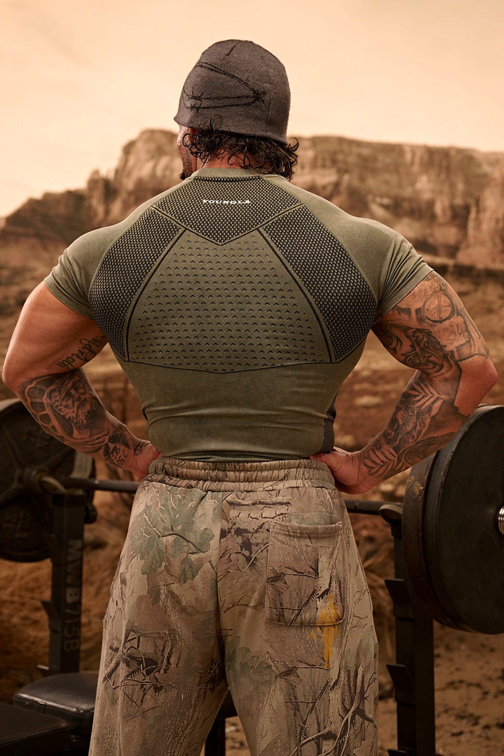 4286 - Gold's Iron Legacy Compression Shirts