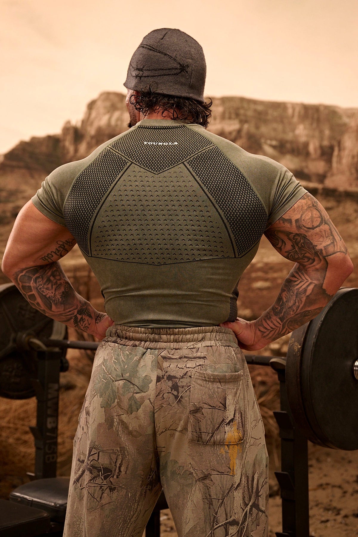 4286 - Gold's Iron Legacy Compression Shirts