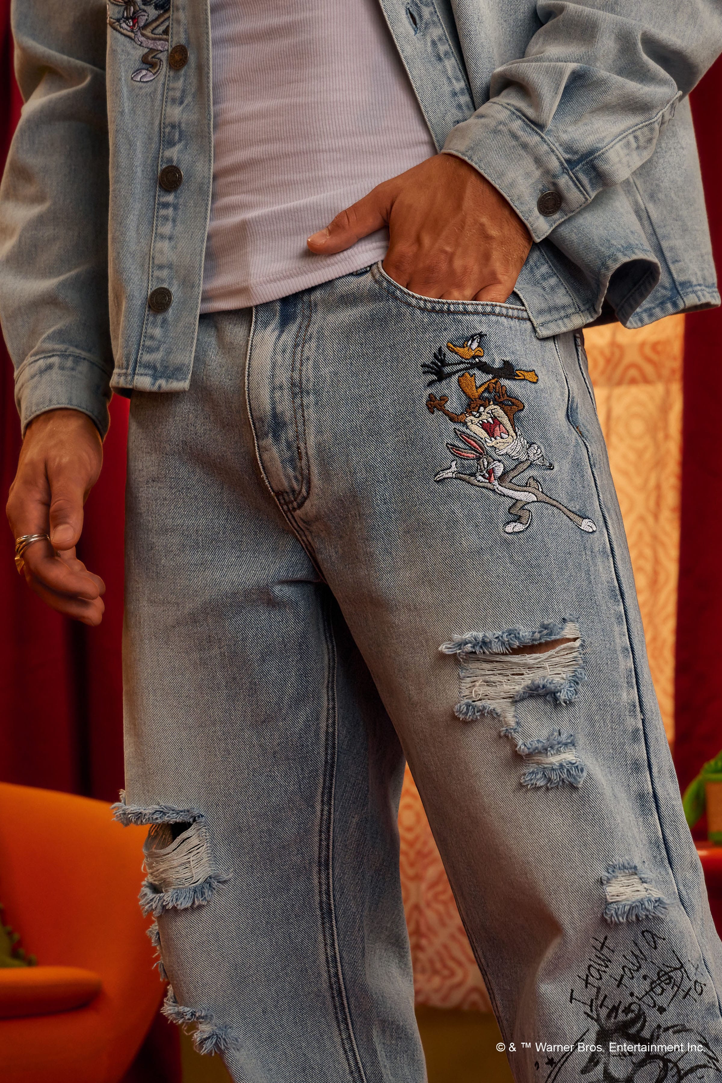 6035 - Looney Tunes Denim Jeans
