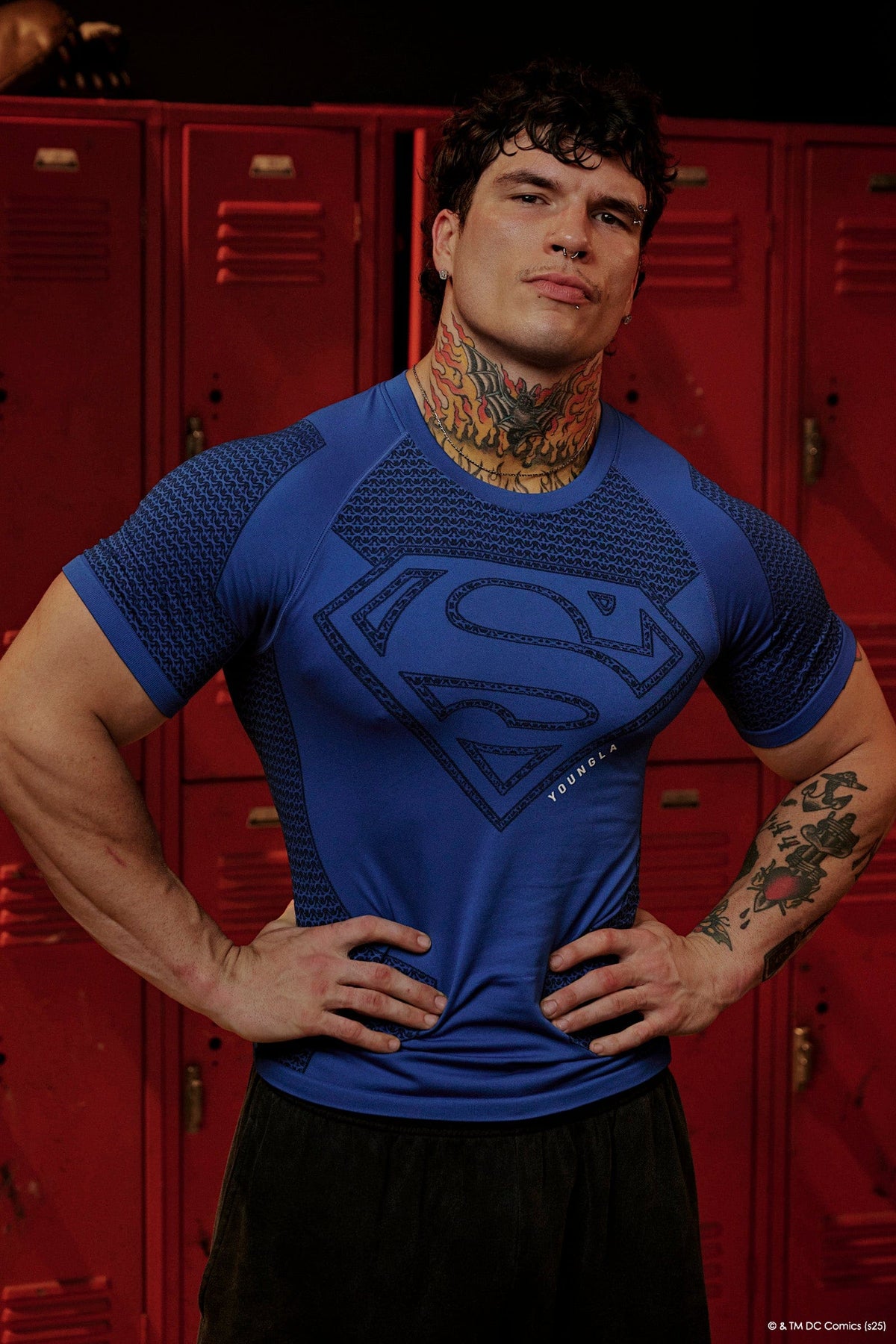 4117 - T-shirts de compression Superman