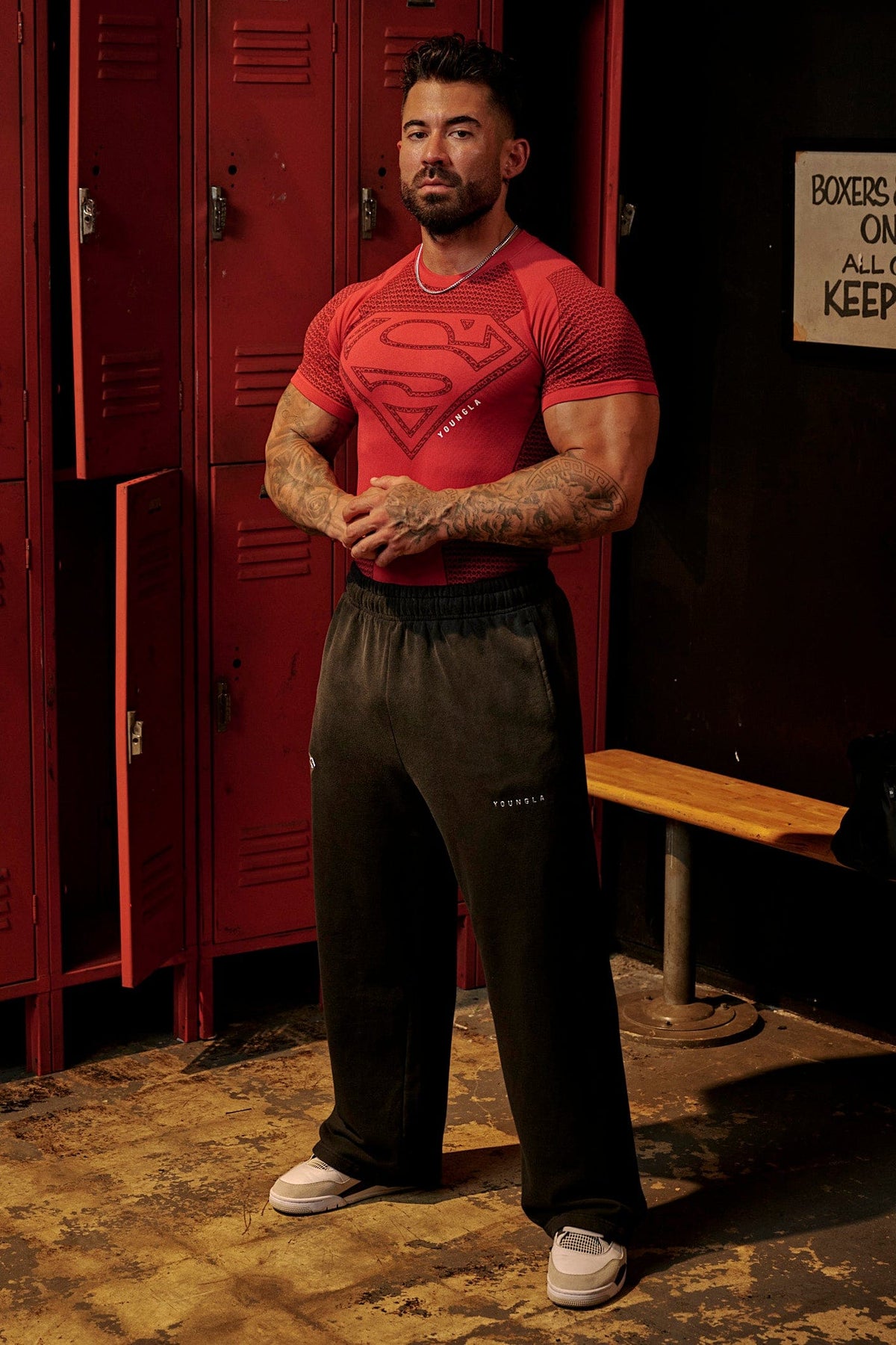 4117 - T-shirts de compression Superman