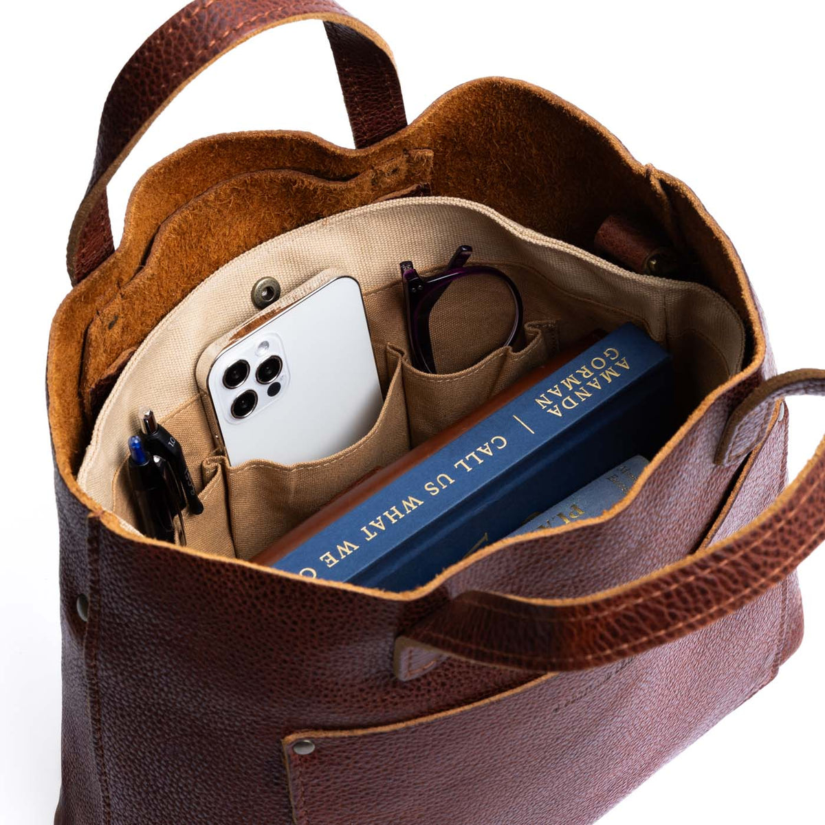 Canvas-Handtaschen-Organizer