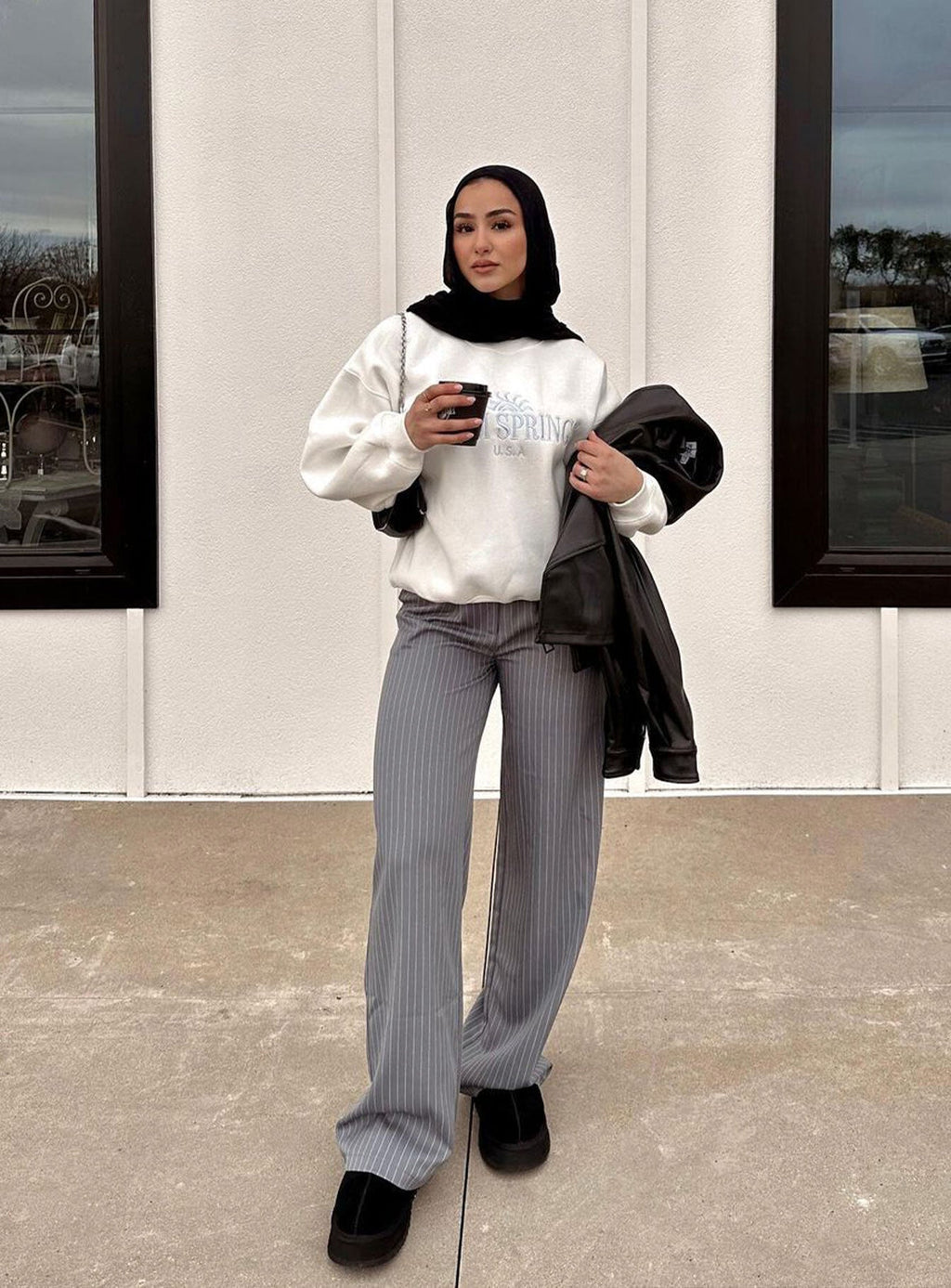 Archer Trousers Pinstripe Grey
